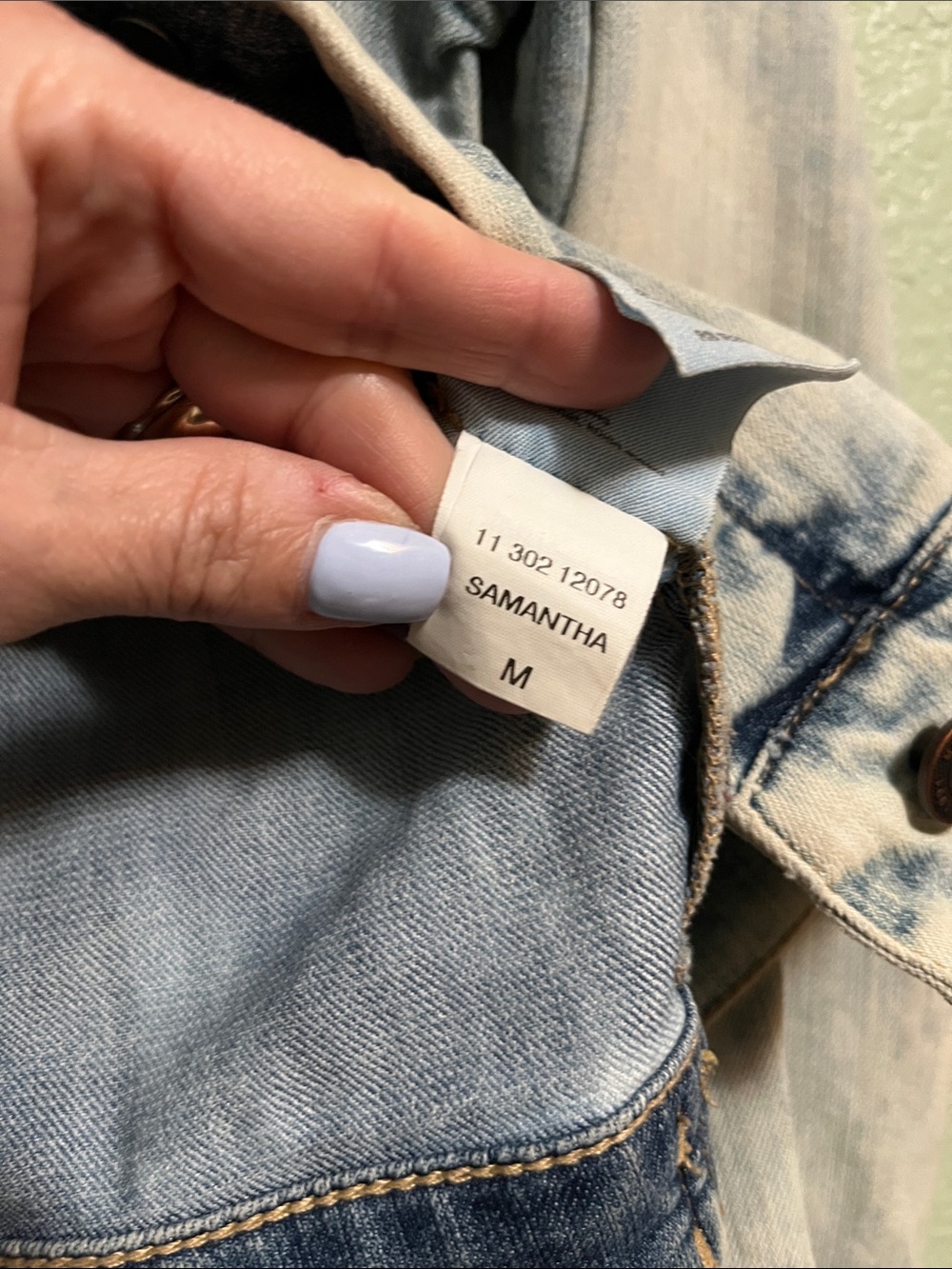 Mavi Samantha Recycled Denim Jacket - Women Sz M - Picture 7 of 8